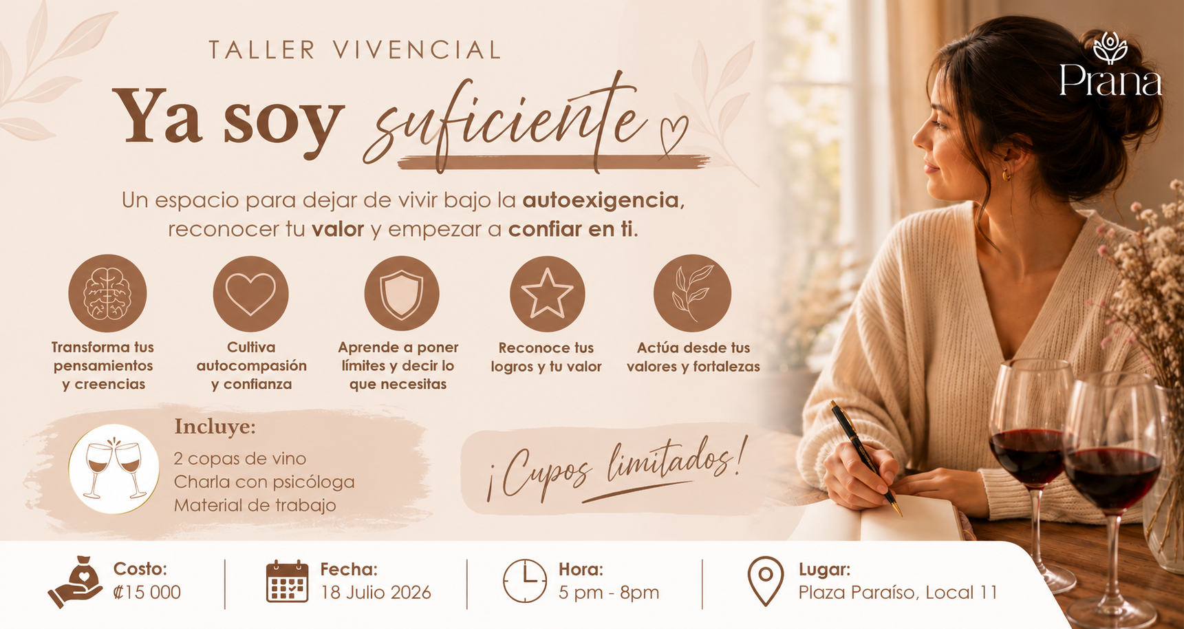 Taller Vivencial: Ya Soy Suficiente