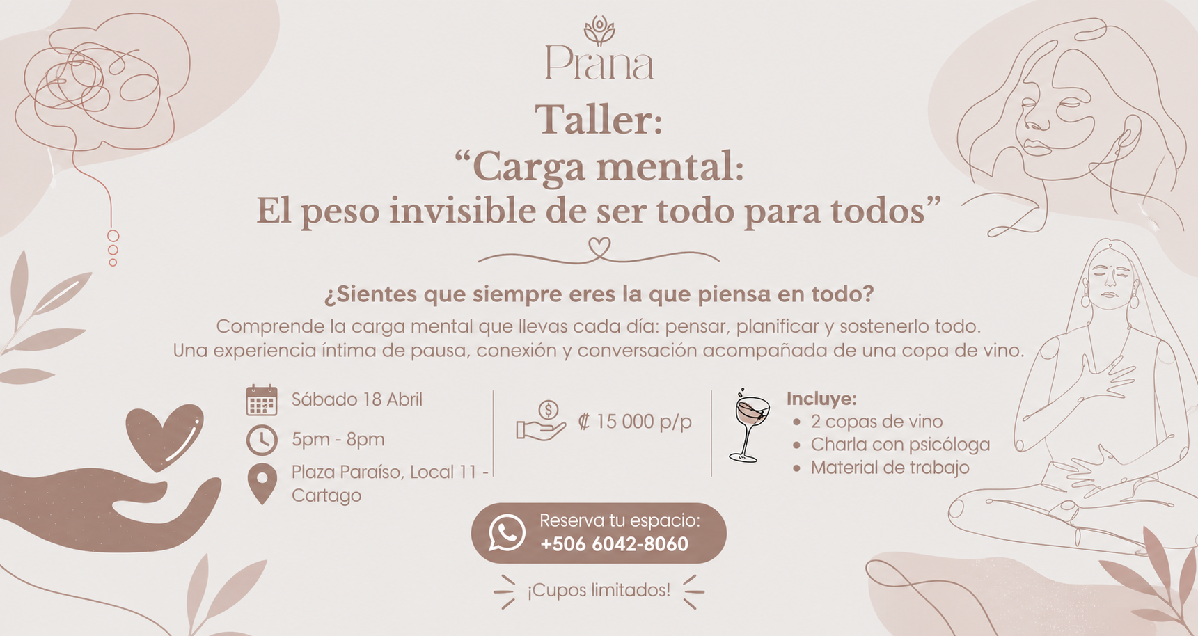 Taller: "Carga mental: El peso invisible de ser todo para todos"