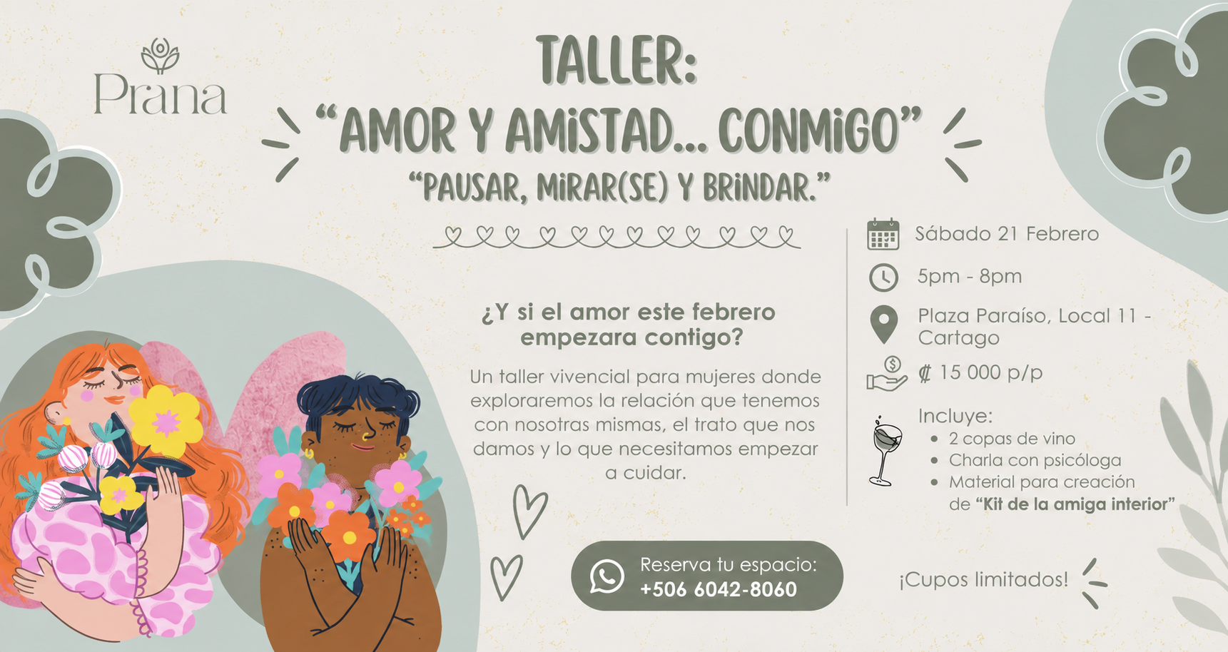 Taller Vivencial: "Amor y amistad... Conmigo"